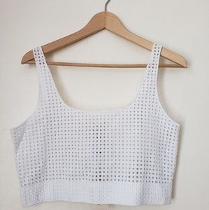 Rag & Bone perforated crop top